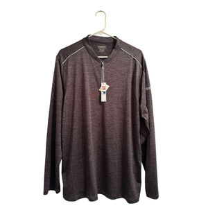 CORE365 Activewear Reflective Top Womens L Antimicrobial UV Protection 1/4 Zip